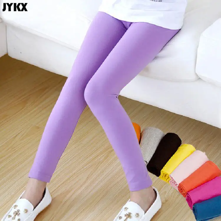 Модные эластичные весенние леггинсы для маленьких девочек карамельных цветов