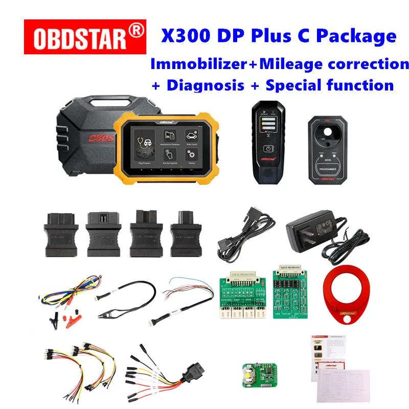 OBDSTAR X300 DP Plus X300 PAD2 C посылка полная версия 8 дюймов планшет поддержка ECU программирования и для Toyota Smart Key