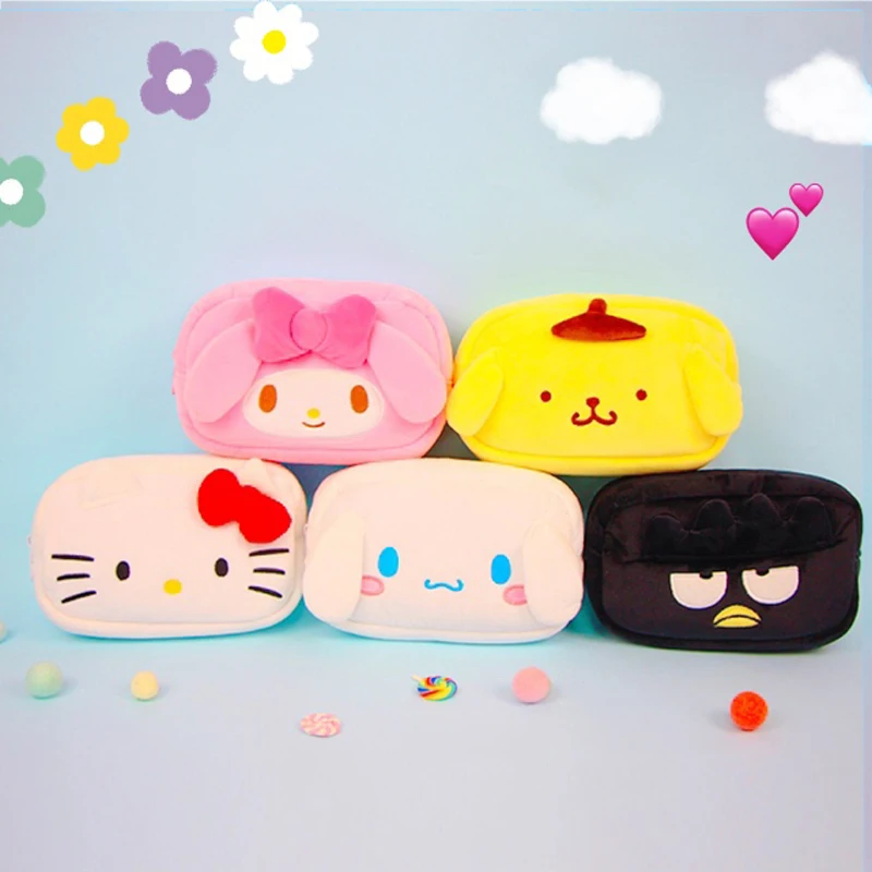 Милая Merlot собака с большим ухом пудинг плюшевая косметичка Сумка для хранения