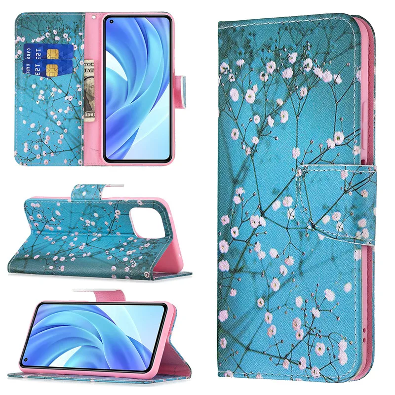wallet flip case for xiaomi mi 11 lite 5g cover case on for xaiomi 11lite 11 youth magnetic leather stand phone protective bag free global shipping
