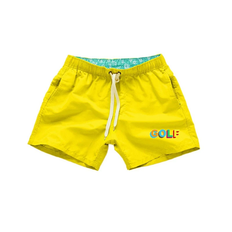 

Summer 2021 Printed GOLF Casual Men's Running Shorts Gym Training Exercise Exercise Jogging Shorts for Men