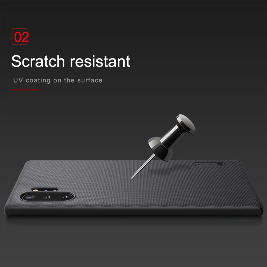 Для samsung Galaxy Note 10 10+ Plus 5G чехол Note10 Pro чехол Nillkin Супер Матовый Щит Жесткий поликарбонатный чехол-крышка для samsung Note10 Plus 5G