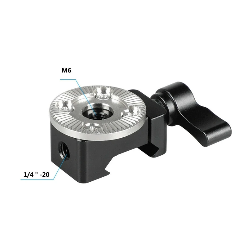 Стандартный адаптер для зажимного крепления ARRI Rosette M6 к NATO с расширительным