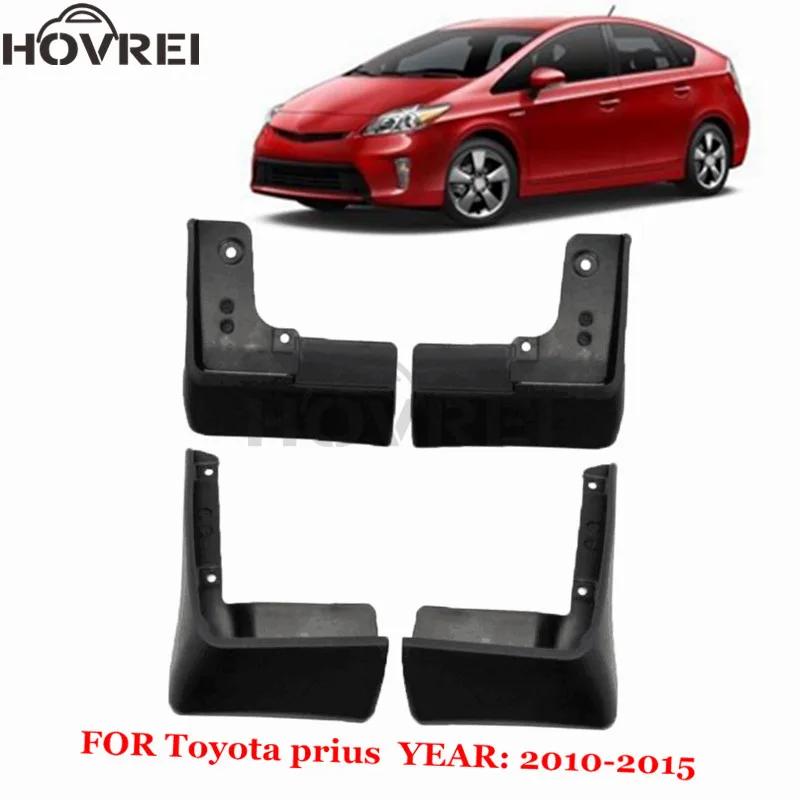 set Molded car Mud Flaps Mudflaps Splash Guards Mudguards for Toyota Prius XW30 2010 2011 2012 2013 2014 20015 fender | Автомобили и