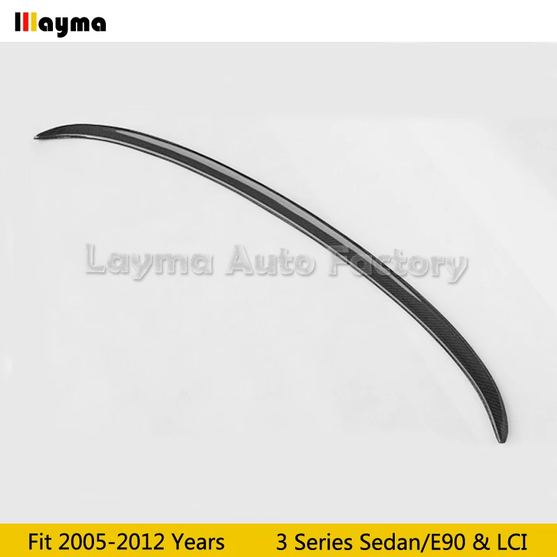 Стиль &quotМ&quot углеродного волокна задний спойлер на багажник для BMW 3 серии E90 320i 325i