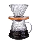 V60 ручная кофейница, деревянная кофеварка, стильный кофейный набор, кофейник с капельницей и кофейником с фильтром, фотофильтры для кофе