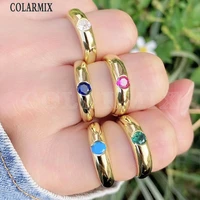 5 pieces gold rings adjustable rings for women zircon jewelry crystal rings for women fashion jewelry accessories 51480
