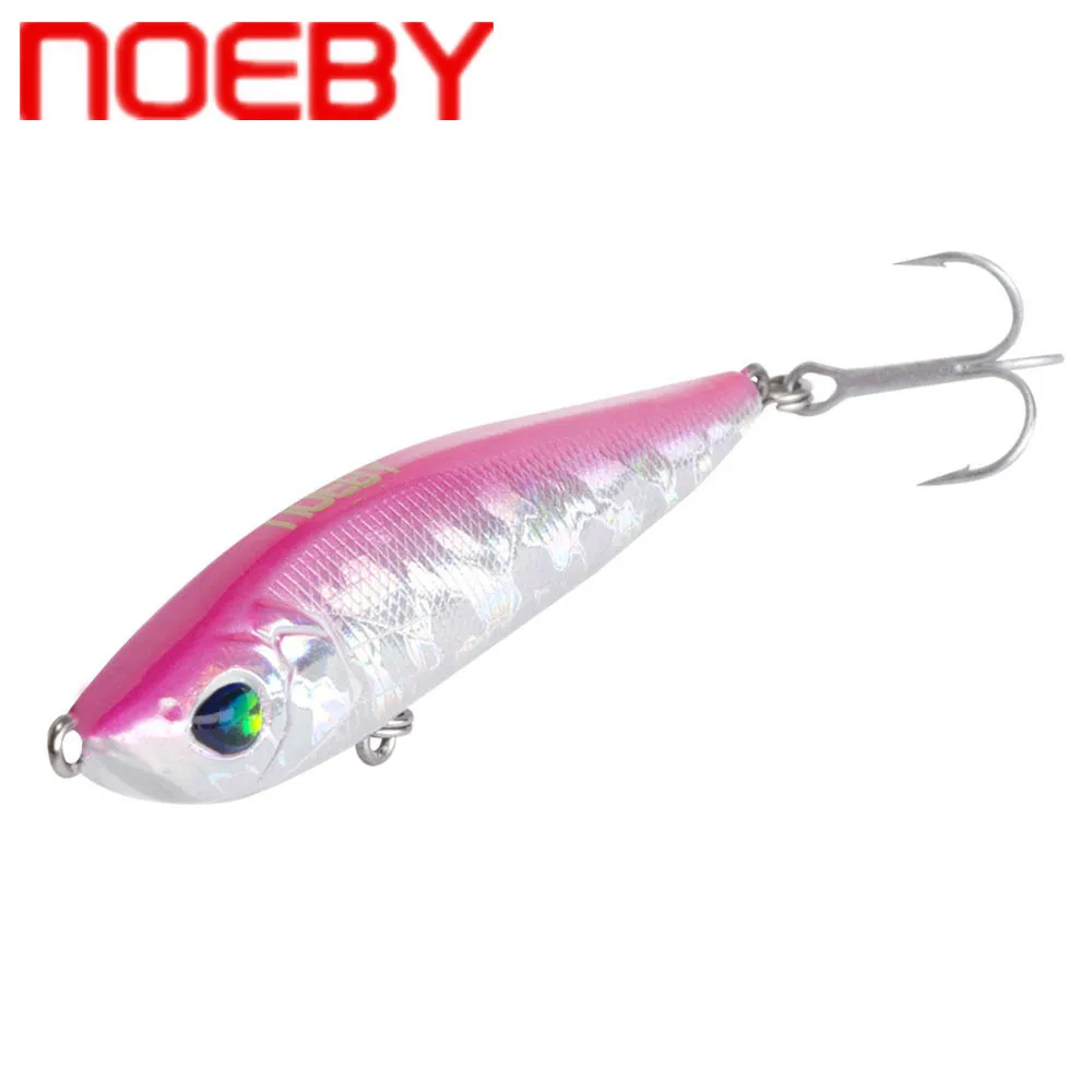 Приманка для рыбалки NOEBY Тонущий Карандаш 80 мм 16 г 3D глаза пластиковая