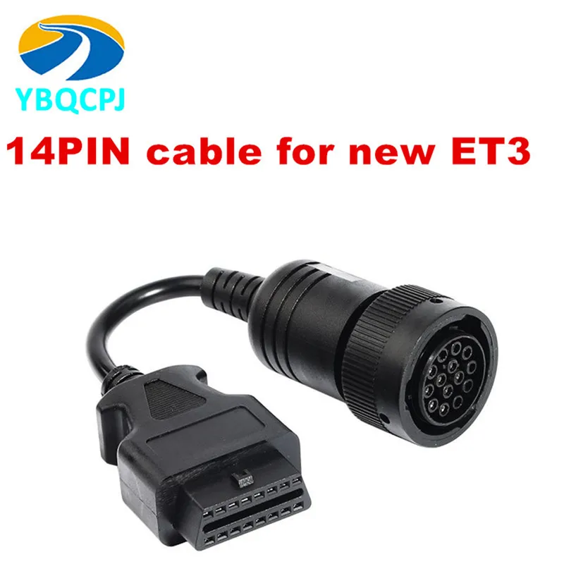 14pin for new et3 14pin+ 9pin 2 в 1 зарядный кабель для ET3 317-7485(457-6114) 14p и 9p 2 в 1 для собаки кошки ET-3 - Цвет: 14pin for new et3