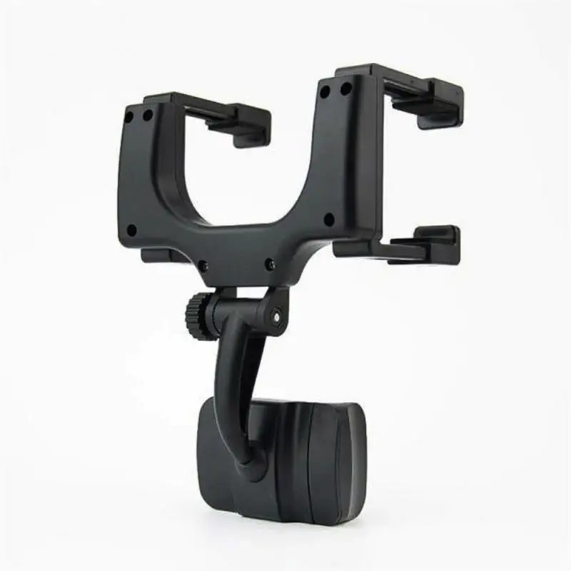 Adjustable 360 Degree Car Rearview Mirror Car Auto Rearview Mirror Mount Cell Phone Holder Bracket Stands For Smart Phone GPS