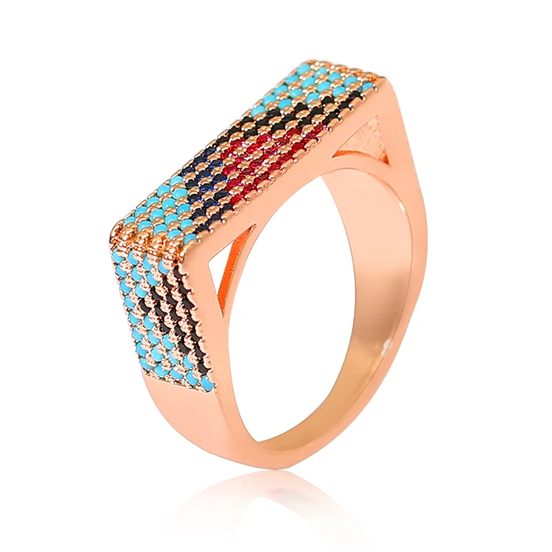 Богемные модные геометрические кольца на палец ювелирные изделия трендовые