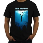 Мужская черная футболка, модная мужская футболка для фридайвинга, дайвинга Apnoe Ocean футболка с морским принтом, хлопковая футболка, Прямая поставка