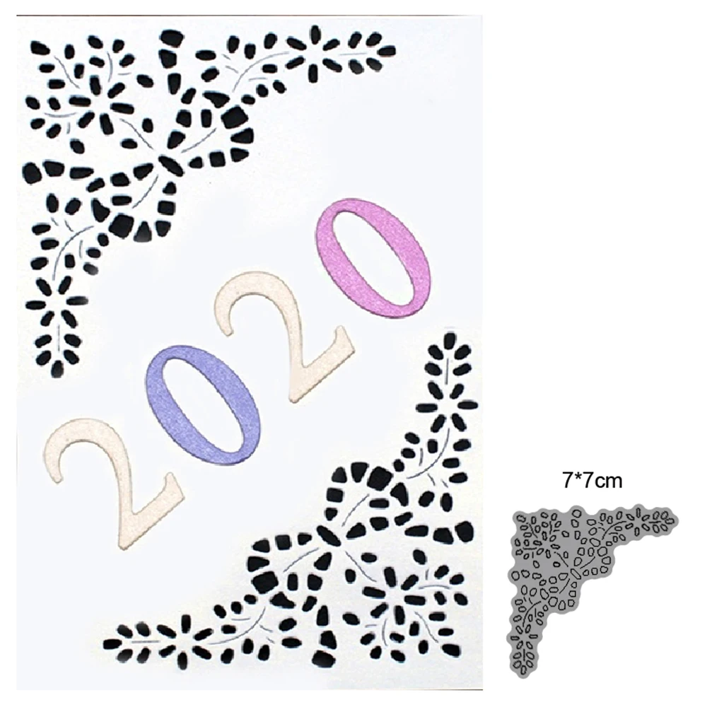 Металлические Вырубные штампы для рукоделия форма вырезания кружевная угловая