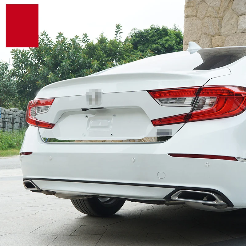 Lsrtw2017 украшение задней двери автомобиля из нержавеющей стали для Honda Accord 10th Accord интерьерные аксессуары для формовки