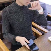 thick winter turtleneck sweater men cashmere pullover christmas sweater mens knitted sweaters pull homme jersey twist knit sweat