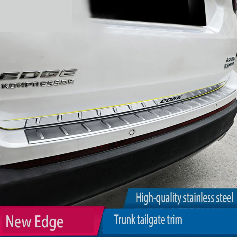 

For 15-20 Ford Edge Tailgate Trim Edge ST Modification Trunk Decorative Bright Bar Exterior Explosive Change Accessories