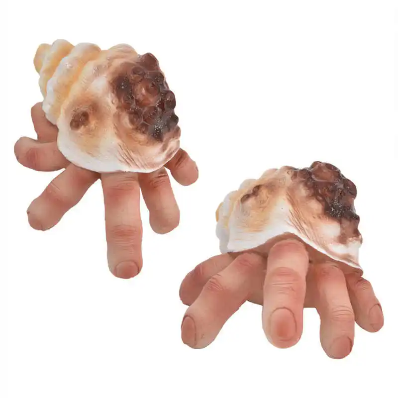 8 X 5cm Shell Finger Resin Ornaments Fun Sculpture Desktop Decoration For Living Room Bedroom Office | Дом и сад