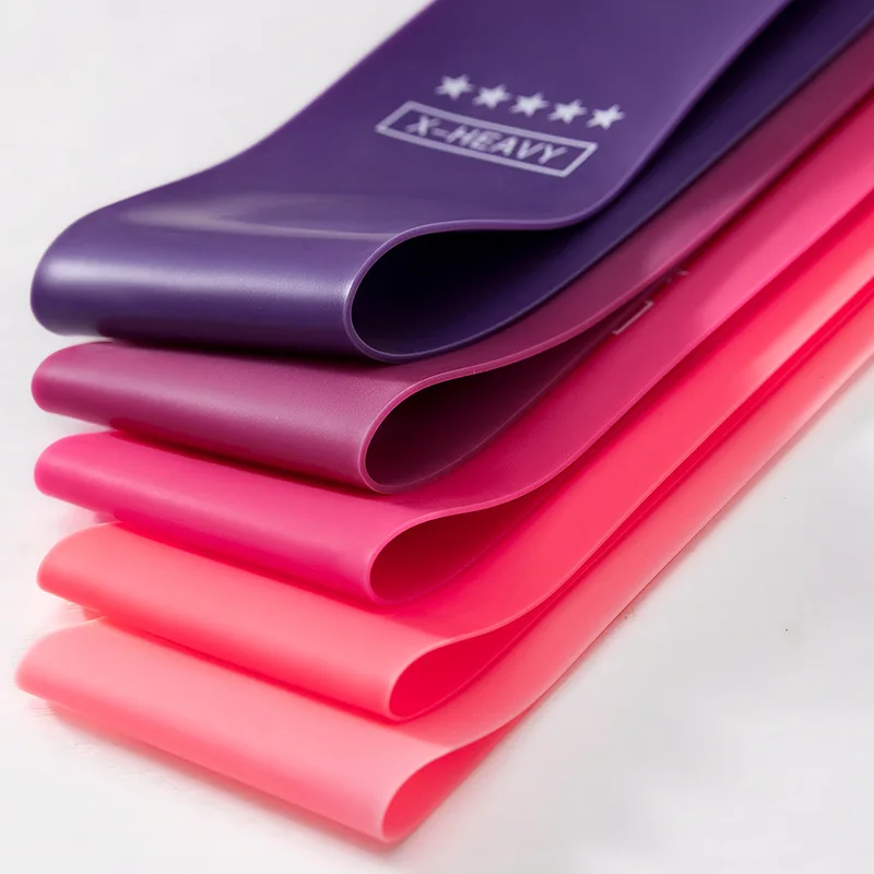 Эластичные ленты для йоги 5 шт./компл. латексные резиновые Эспандер тренировок