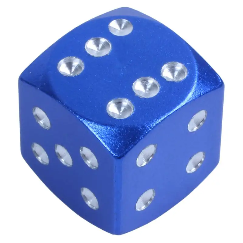 Новый 2x синий DiceTire/колеса стволовых воздушных клапанов крышки автомобиля