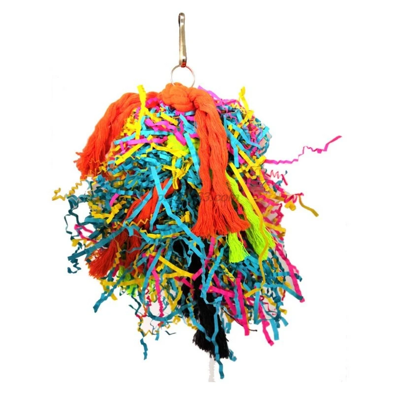 4 шт красочные игрушки для жевания попугая бамбуковая птица скалолазания