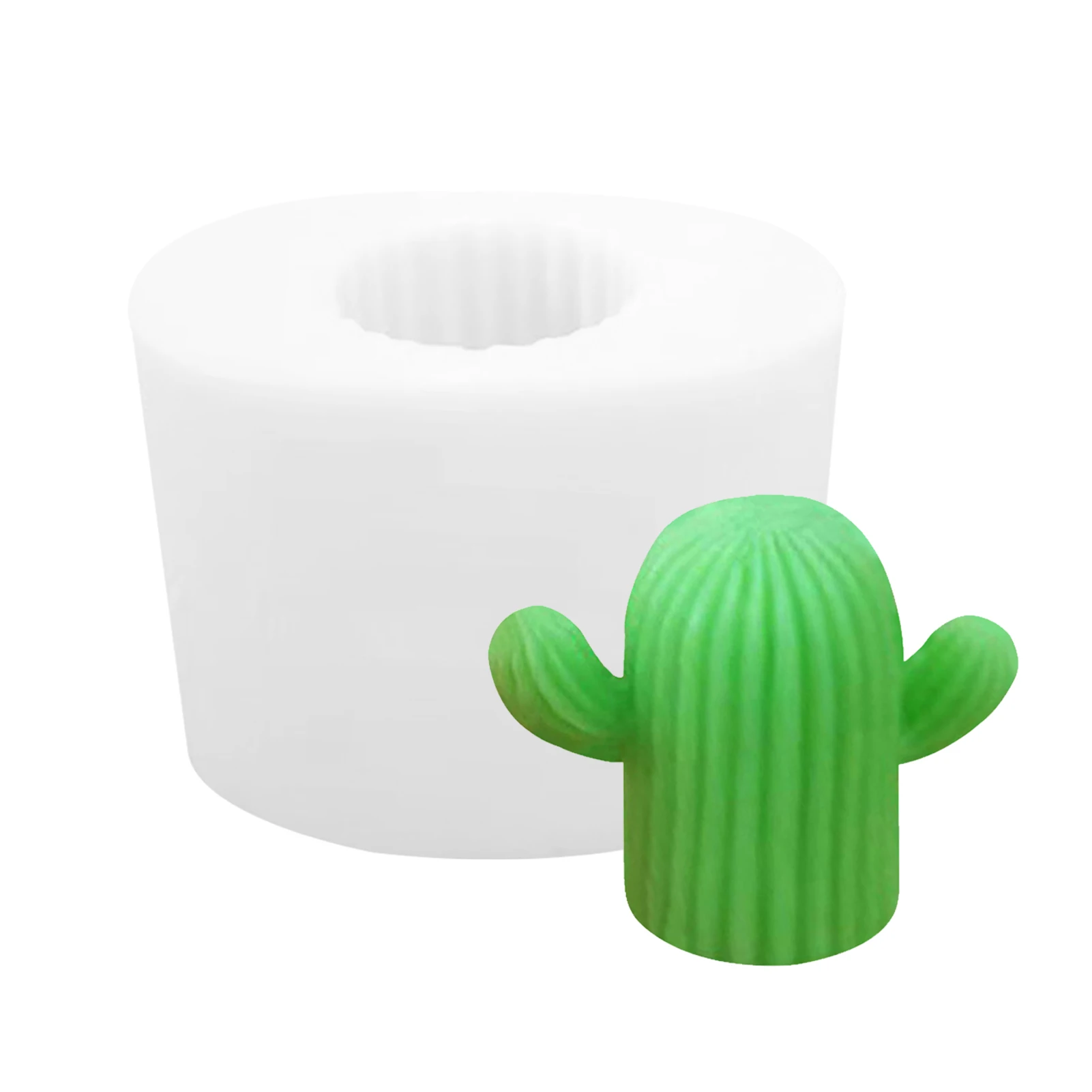 

3D Cactus Tree Silicone Mold For Jelly Chocolate Ice Making Cake Baking Gypsum Wax Concrete Mould DIY Resin Art Tools