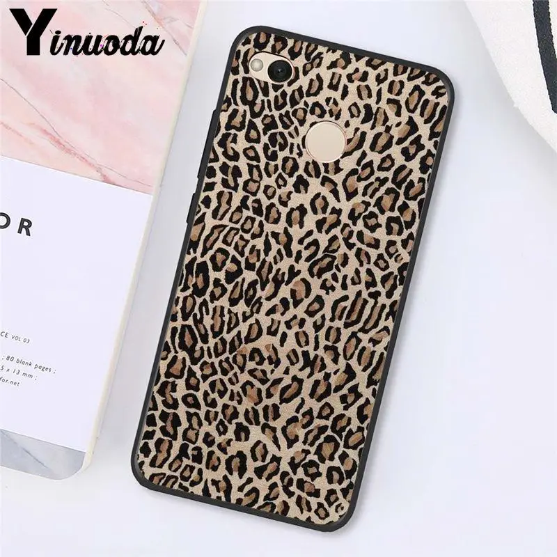 Yinuoda модные с животными Леопардовый принт чехол для телефона для Xiaomi mi5 6 A1 A2 Lite Mi9 9SE mi8lite 8explorer Pocophone F1