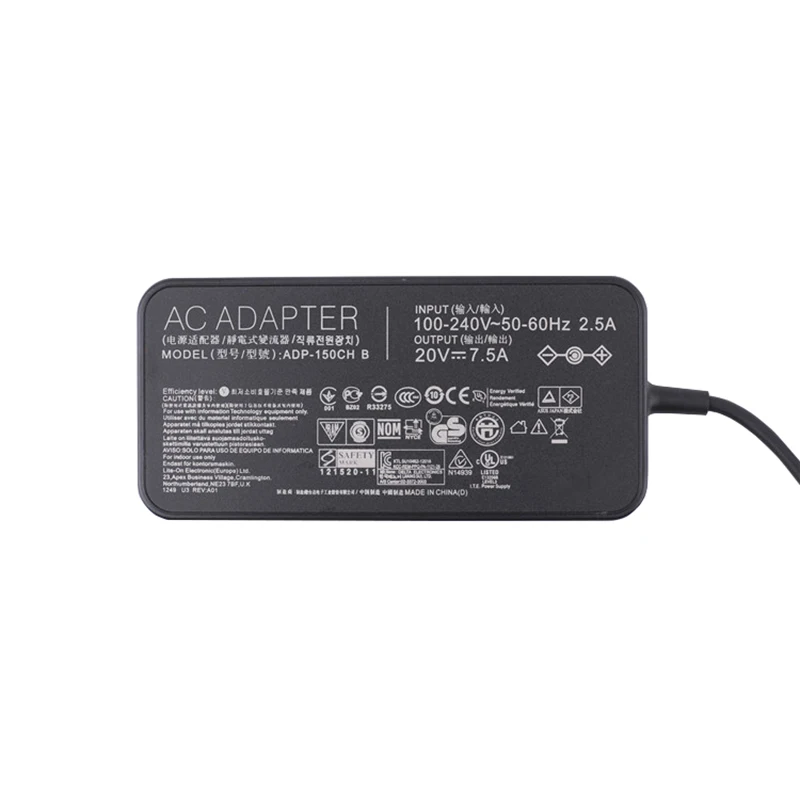 Новинка оригинальное зарядное устройство для ноутбука 20 в 150 А Вт ASUS FX95G/D ADP-150CH B