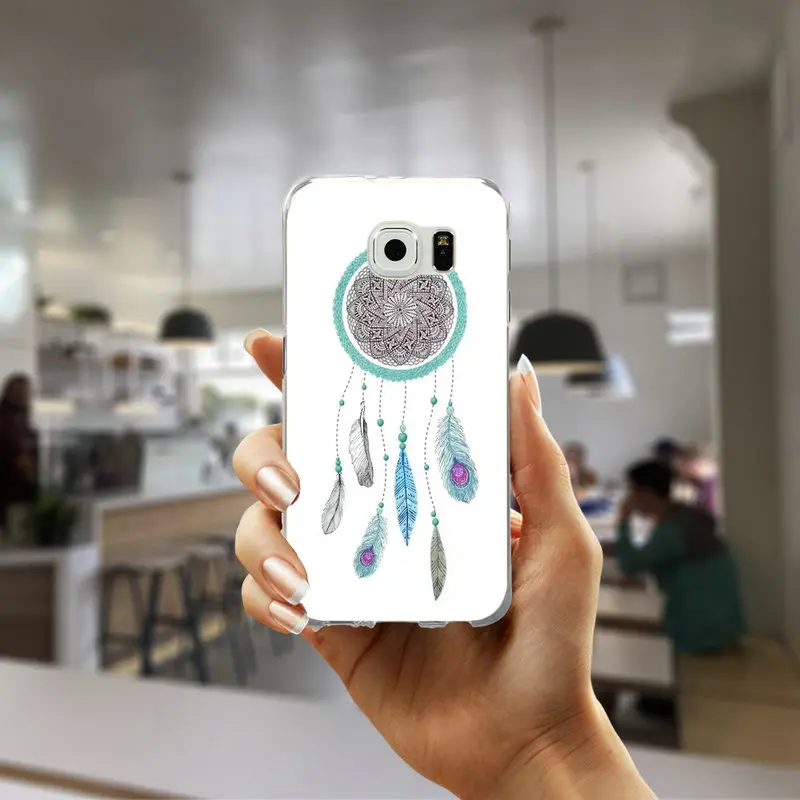 Мягкий тонкий чехол для телефона samsung Galaxy S3 S4 S5 Mini S6 S7 Edge S8 S9 S10 Plus Lite Note 4 5 8 9 Dream Catcher милые совы
