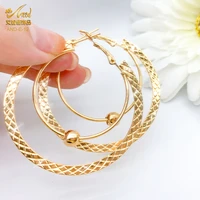 africa fashion hoops earrings 2021 trend gold color piercing ear womens stainless steel earring jewelry party girlfriend gifts