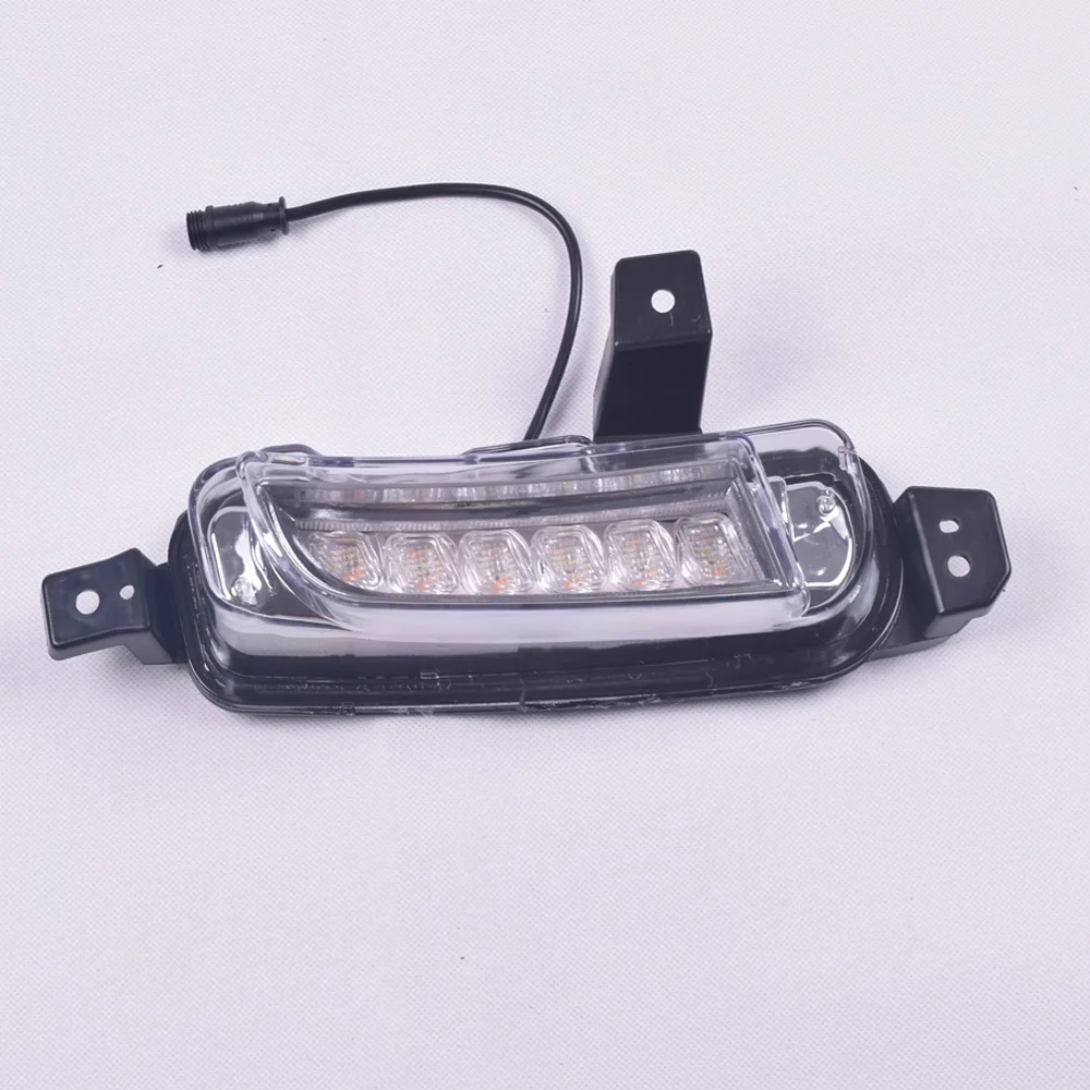 ECAHAYKU 12V ABS противотуманная фара для Suzuki Vitara 2015 2016 2017 2018 DRL Дневной светильник авто