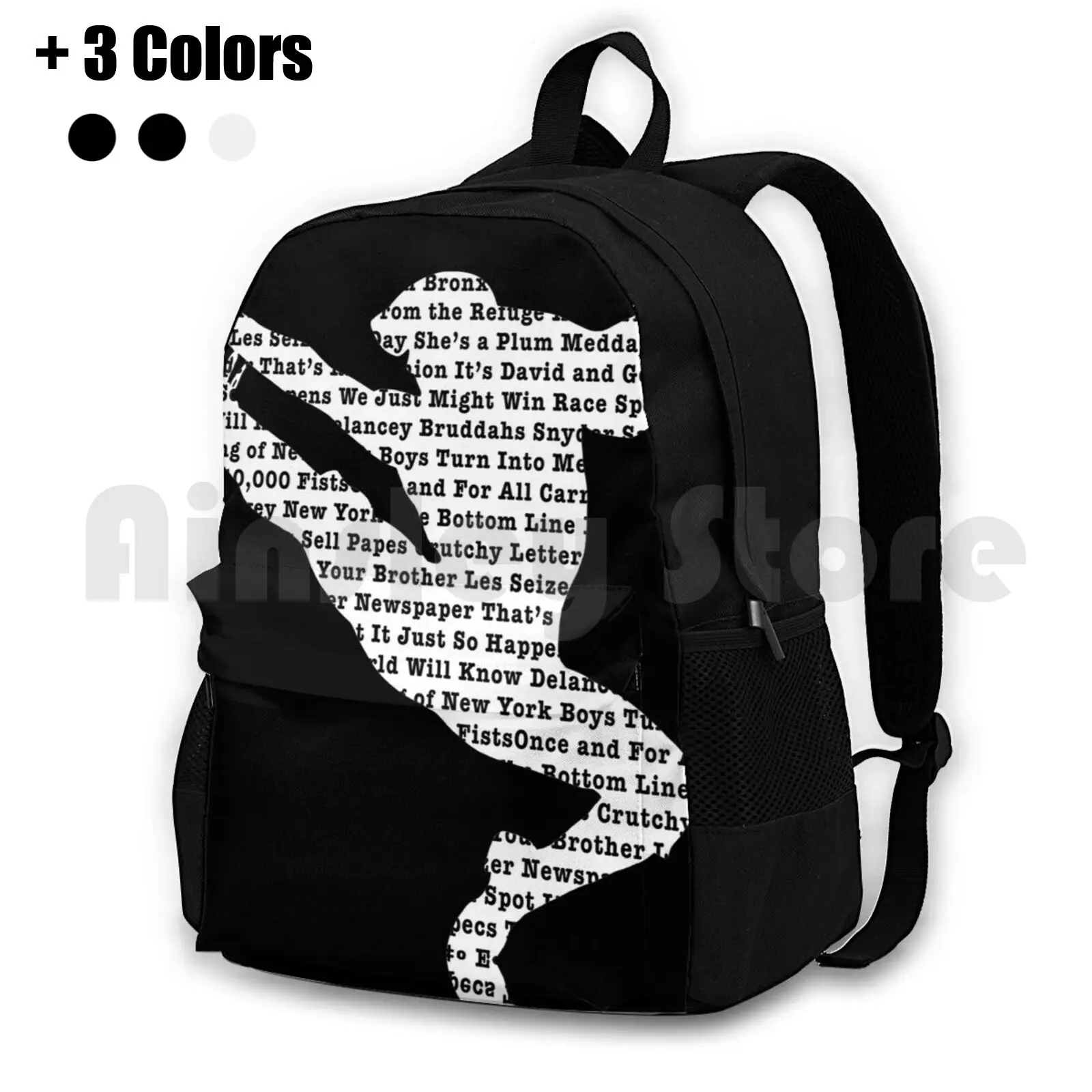 

Newsies Jumper-Newspaper Filled Outdoor Hiking Backpack Riding Climbing Sports Bag Newsies Broadway Theatre Theater Musical