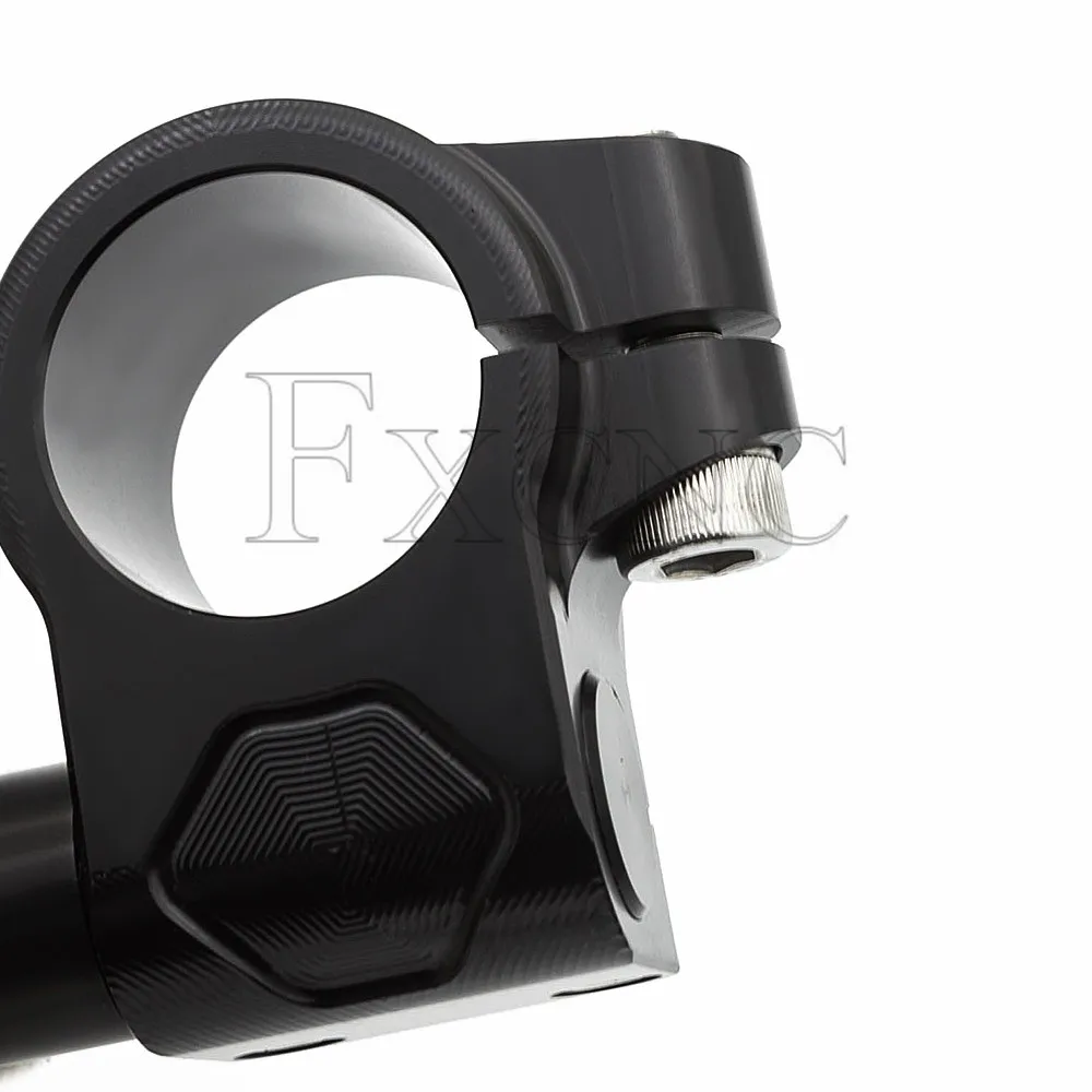 Черный 39 мм зажим клипса на руль мотоцикла алюминиевые Клипсы клипсы вилка