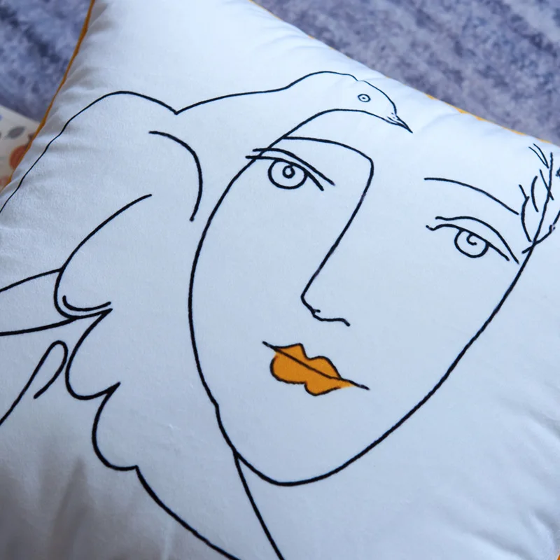 Роскошный светильник высокого качества бархатная наволочка для подушки