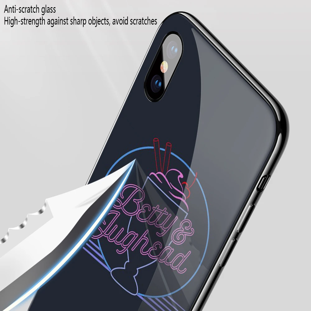 Мягкий чехол Lavaza Riverdale TV с закаленным стеклом в виде змеи для Huawei Honor 8x9 Mate 20 P10 P20 P30