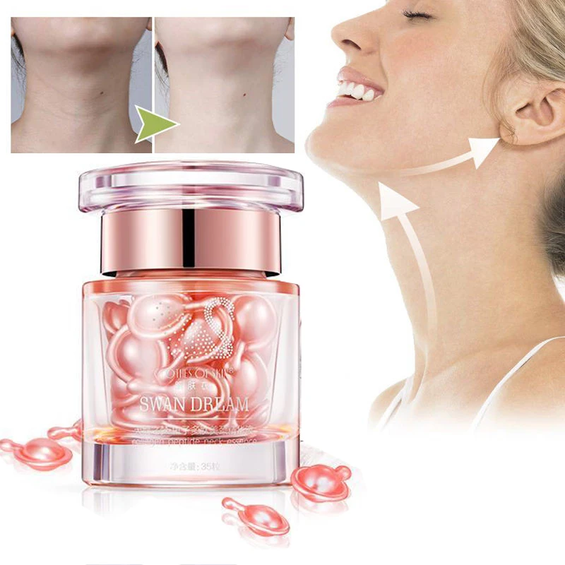 35 капсул против морщин омолаживающая сыворотка для шеи укрепляющая и