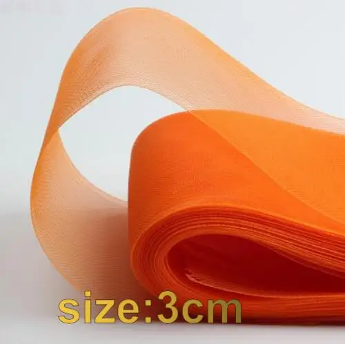 3 см плоская однотонная Обрезка конского волоса/оплетка Вуалетка из нейлоновой