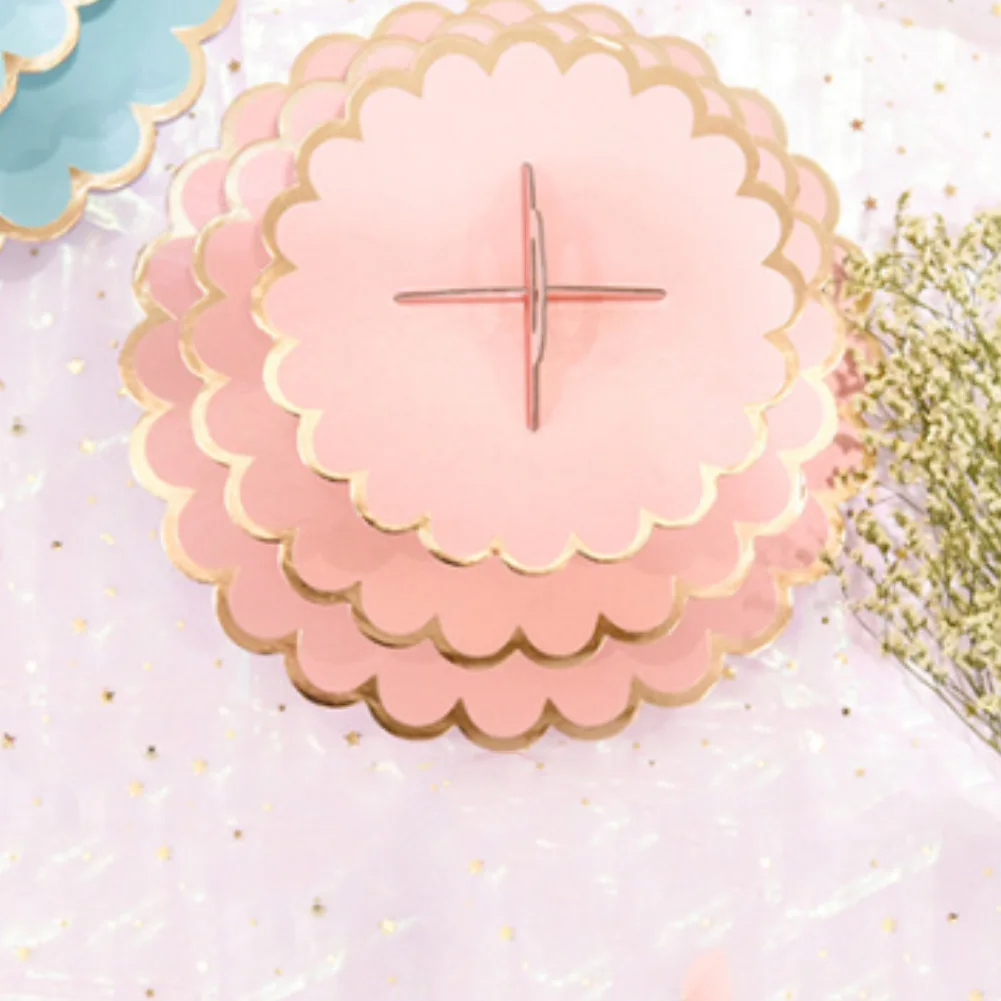 3-уровневая круглая стойка для торта десерта бумаги инструменты демонстрации на