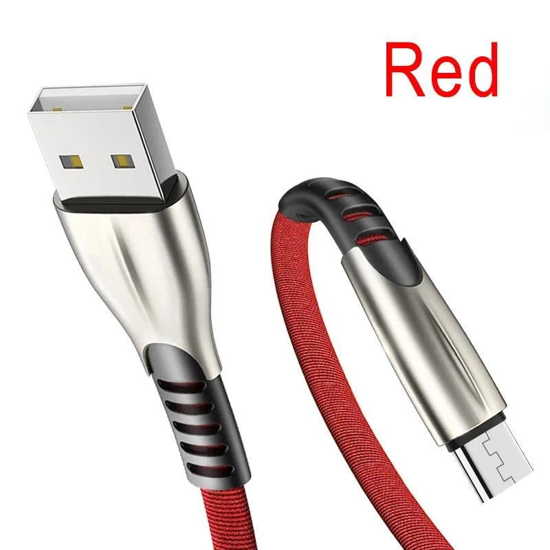 red 5А высокопрочный USB C 3,0 кабель красный mi Note 8 7 Pro нейлоновая оплетка Кабель для передачи данных для Xiao mi Xio mi A1 A2 8 9 se 9t кабели для мобильных телефонов - Цвет: red