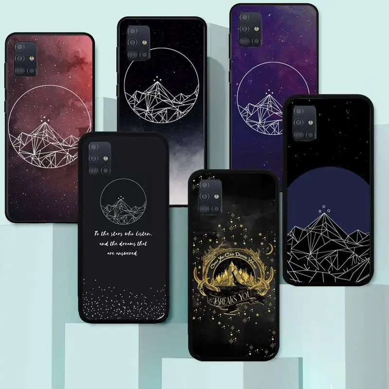 

A Court of Mist and Fury Sarah J Maas Phone Case for Samsung A6 A9 A530 A720 2018 A750 A8 A9 A10 A20 A30 40 50 70 20S 51 52cover