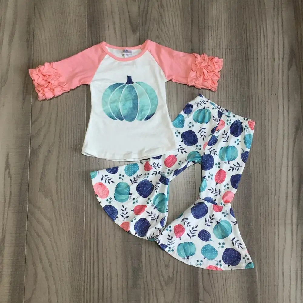 Хэллоуин благодарения осенне зимняя одежда детская хлопковая коралловые