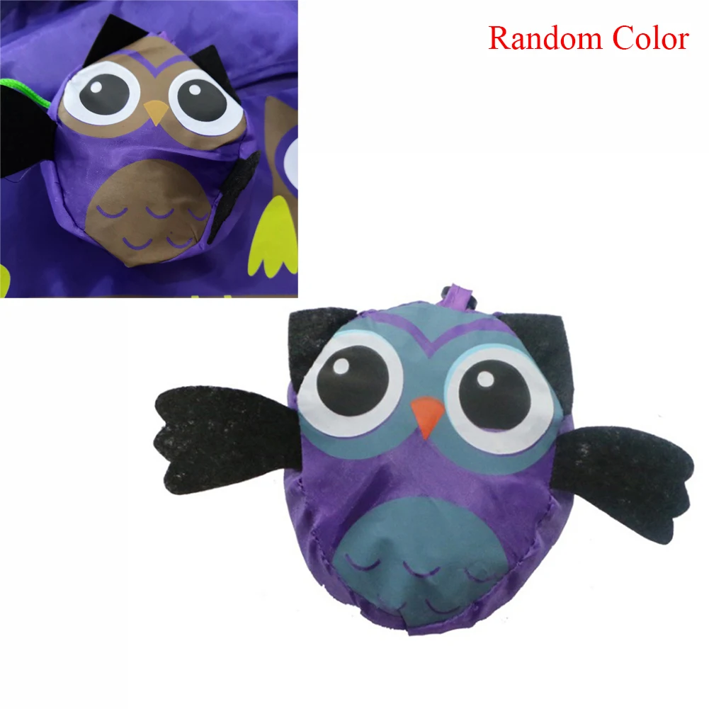 Милая форма Совы животные складная сумка для покупок Дамский подарок