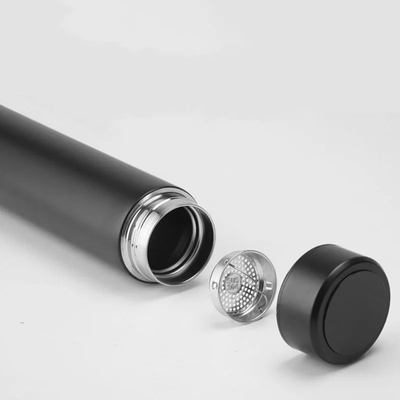 Термос с температурным дисплеем 500 мл из нержавеющей стали 304 вакуумная колба