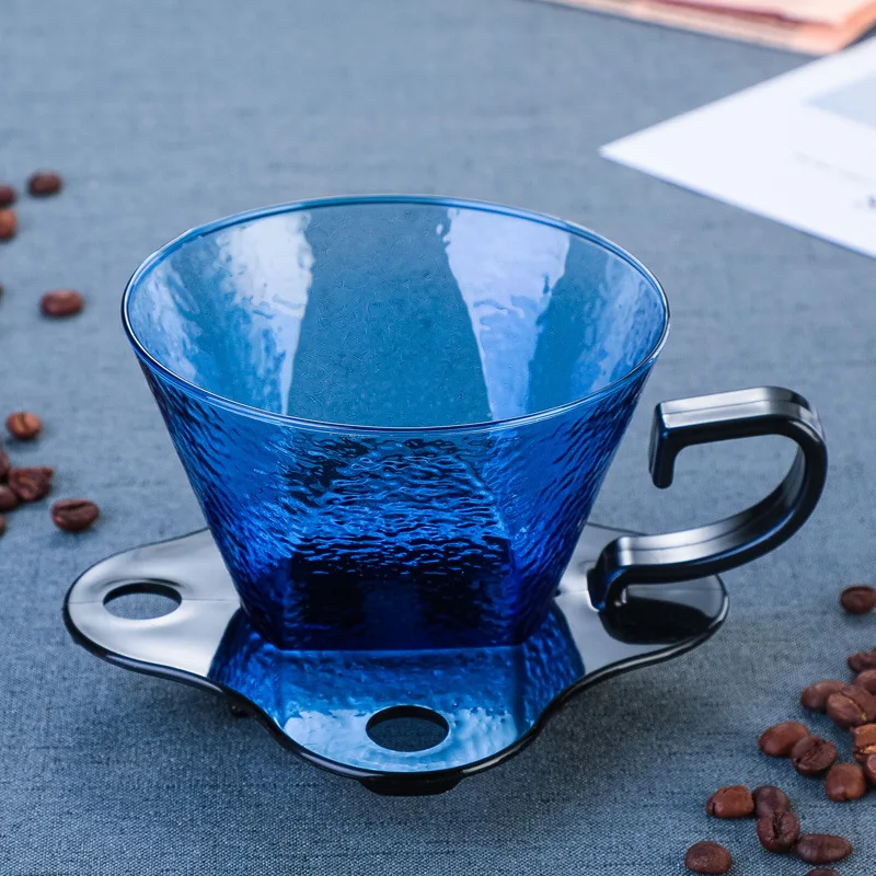 Многоразовый стеклянный фильтр для кофе термостойкий капельный практичный