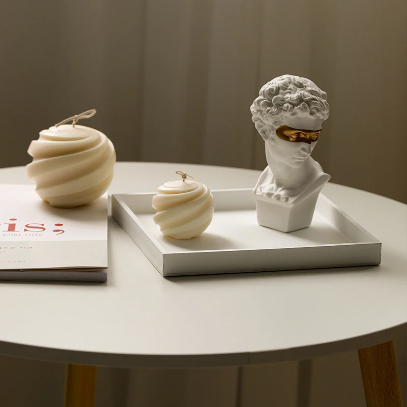 Женская креативная форма для сферических Ароматических Свечей Мягкая