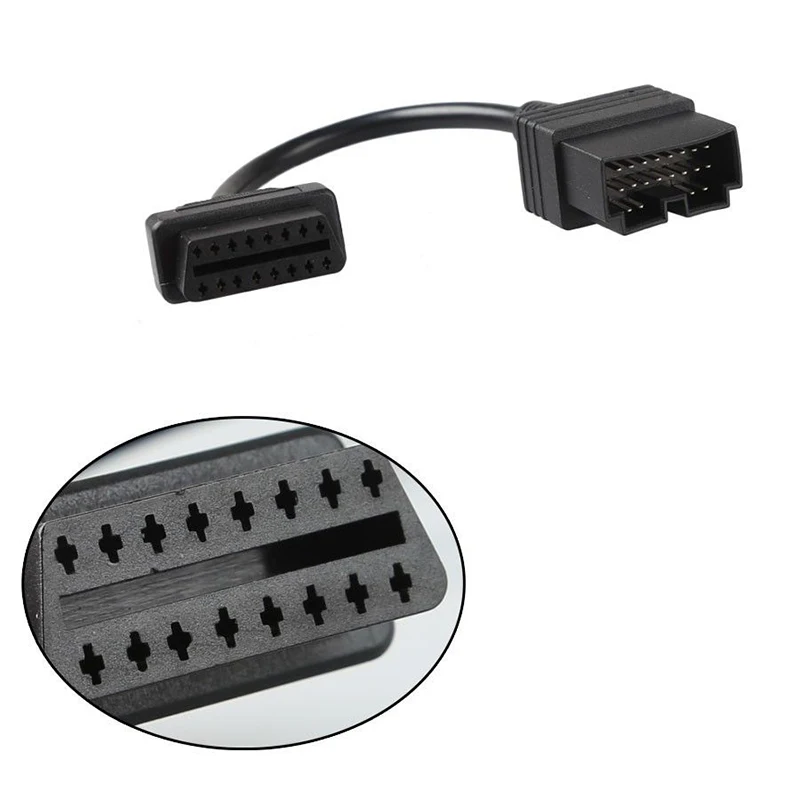 Автомобильные АДАПТЕРНЫЕ кабели djdeli для KIA адаптер с 20 PIN на 16 разъем OBD2