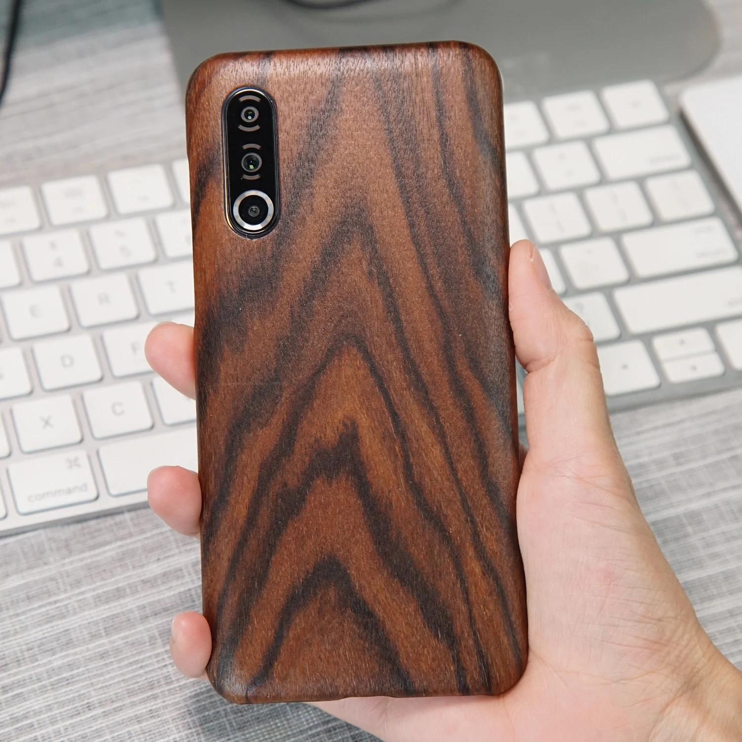 Чехол для телефона из натурального дерева для meizu 16s Pro 16XS чехол-накладка из черного ледяного дерева, гранатового дерева, грецкого ореха, розового дерева, бамбука