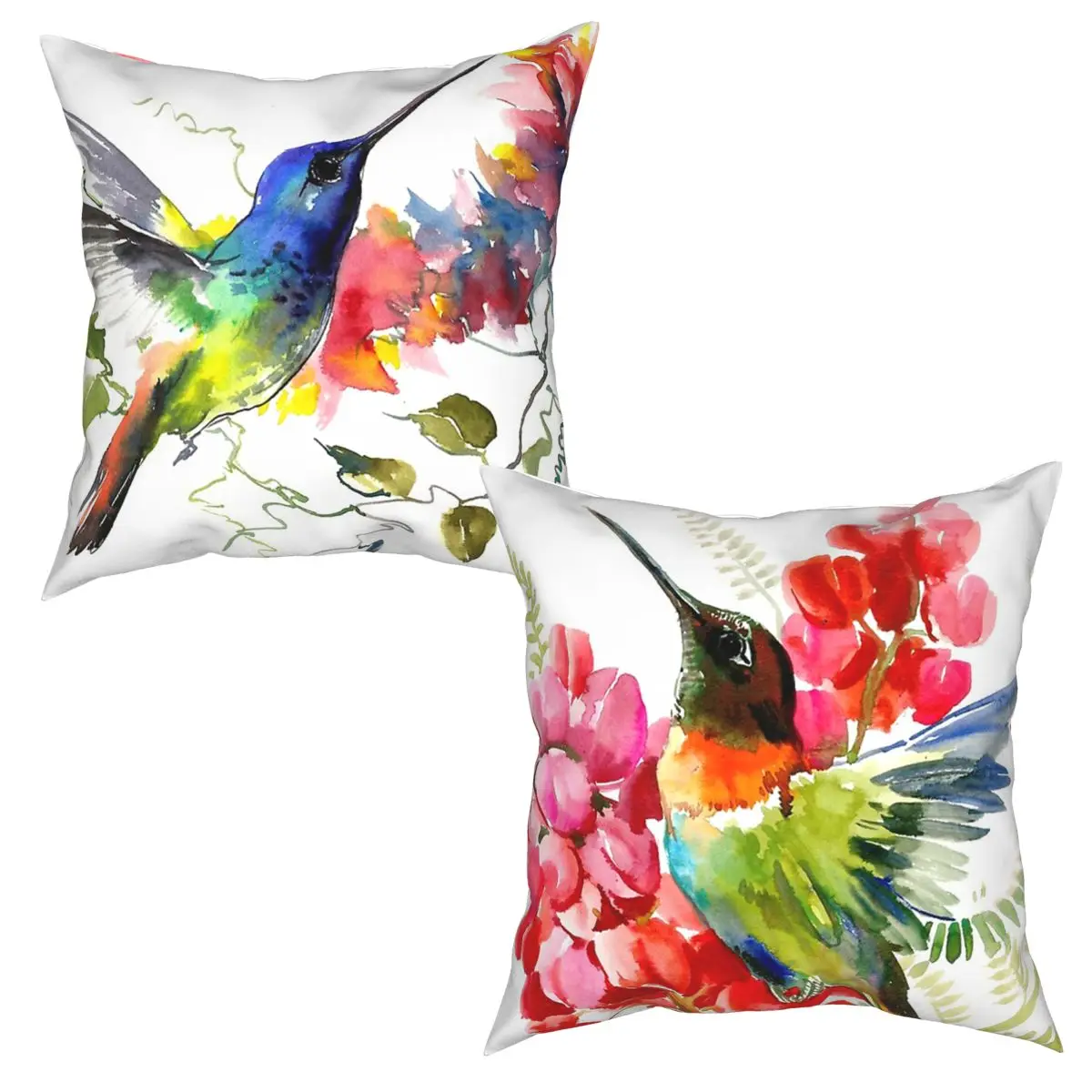 

Hummingird Подушка Чехол Мягкий чехол для подушки из полиэстера украшения подушки Чехол, декоративная наволочка на квадратном каблуке 45X45cm муль...