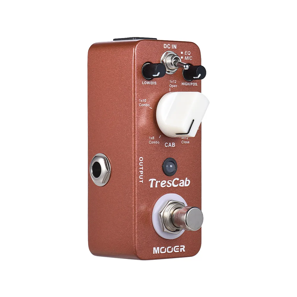 MOOER TresCab шкаф имитация симулятор гитары педаль эффектов металлический корпус для