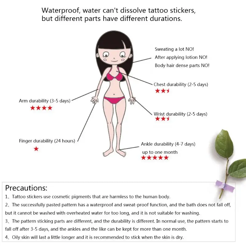 Наклейка с динозавром для татуировок милые животные вечерние Мультяшные детские