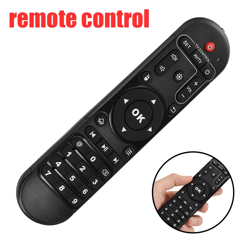 Новое поступление чёрный прочный медиаплеер на Android с дистанционным управлением